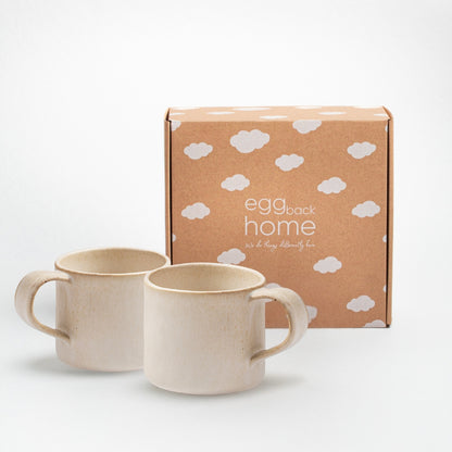 My Favourite Sand Storm Mug 360ml - 2 Mug Set - Egg Back Home