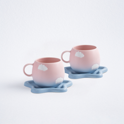 Cloud Sunset Twin Tea Set 4 Pieces