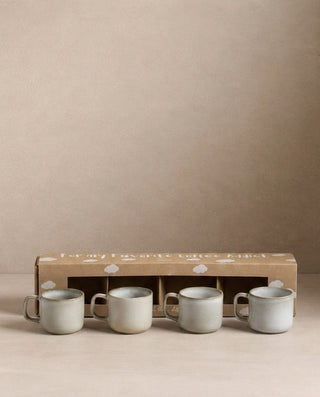 Terra Stoneware Mug 60ml 4 Pieces Set — shopify 1