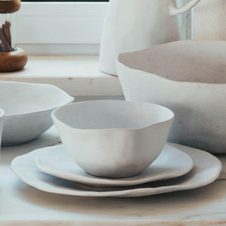 Nature Shape White Bowl 15cm - Egg Back Home