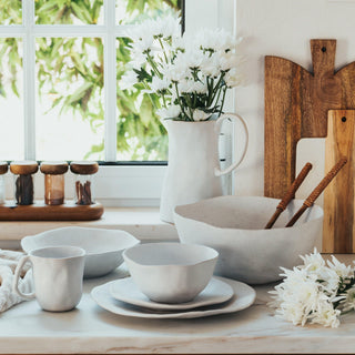 Nature Shape White Bowl 15cm - Egg Back Home