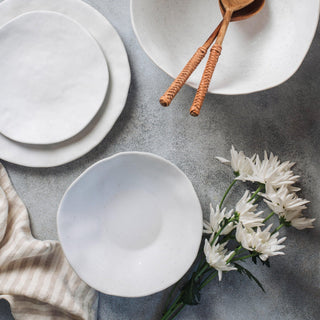 Nature Shape White Bowl 15cm - Egg Back Home