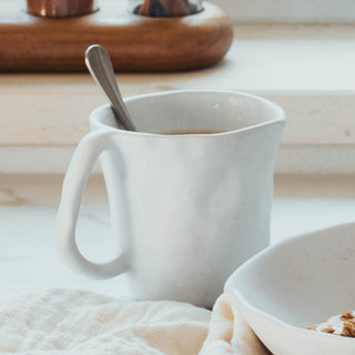Nature Shape White Mug 300ml - Egg Back Home