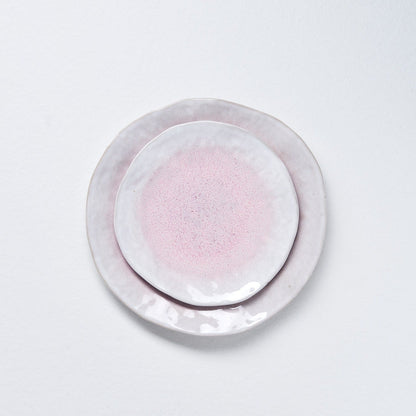 Nature Shape White Light Bowl | Pink Dinner Bowl | Egg Back Home