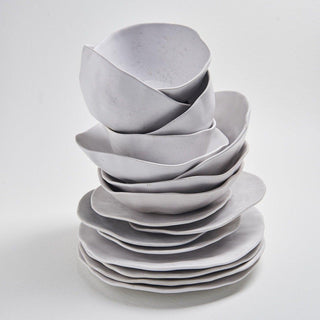 Nature Shape White Bowl 15cm - Egg Back Home